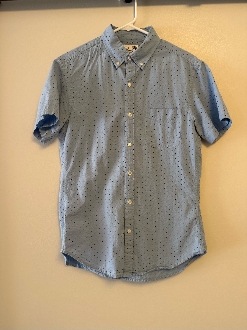 Bonobos Light Blue Micro Dot Short-Sleeve Button-Down Shirt